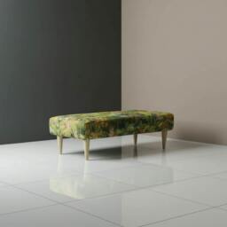 Rackhams Elegant Abstract Upholstered Dining Bench Seat - Handcrafted UK Designer Pattern Bench - istools - 38 x 18 Inches (97 x 46cm) - thumbnail 6