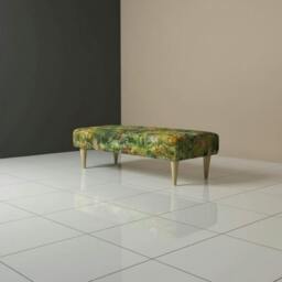 Rackhams Elegant Abstract Upholstered Dining Bench Seat - Handcrafted UK Designer Pattern Bench - istools - 38 x 18 Inches (97 x 46cm) - thumbnail 4