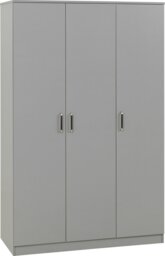 Rackhams Dakota 3 Door Triple Wardrobe 4 Piece Bedroom Set - Dark Grey - thumbnail 4