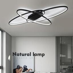 Rackhams 90cm W LED Ceiling Light Living Room Lamp - 3 Light Colour - thumbnail 1
