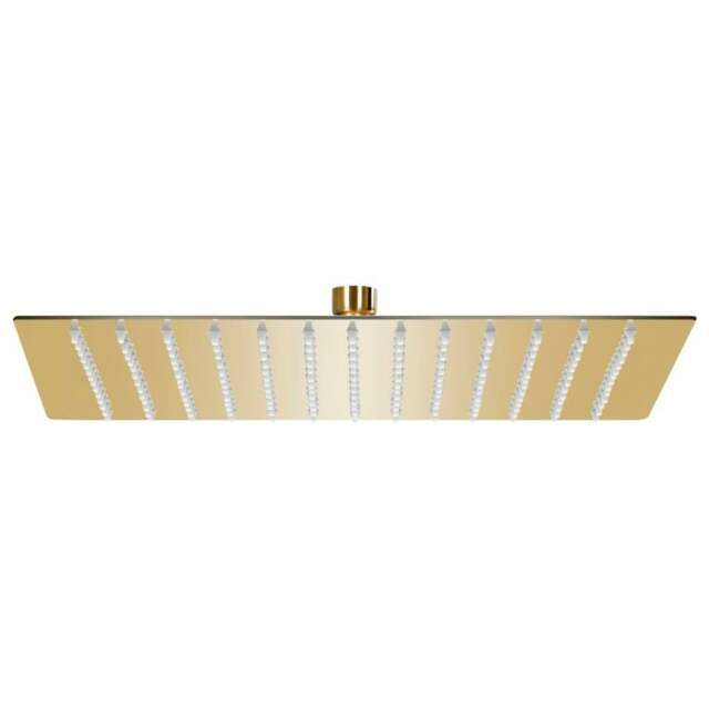 Rackhams Rain Shower Head Stainless Steel 30x30 cm Square Gold