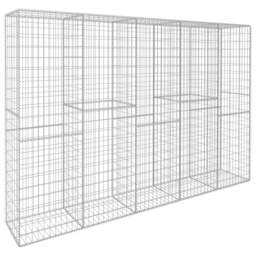 Rackhams Gabion Wall with Cover Galvanised Steel 300x50x200 cm - thumbnail 2