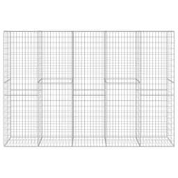 Rackhams Gabion Wall with Cover Galvanised Steel 300x50x200 cm - thumbnail 3