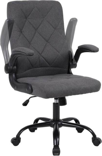 Rackhams Home Office Chair Ergonomic Chair with Flip-Up Armrest - image 1