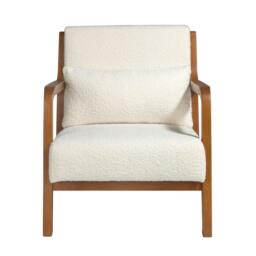 Rackhams White Fabric Armchair 5100 - Modern - Yes - No - thumbnail 2