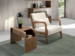 Rackhams White Fabric Armchair 5100 - Modern - Yes - No - thumbnail 6