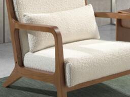 Rackhams White Fabric Armchair 5100 - Modern - Yes - No - thumbnail 5