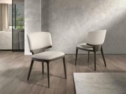Rackhams Light Grey Fabric Chair 4165 - thumbnail 3