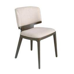 Rackhams Light Grey Fabric Chair 4165 - thumbnail 1