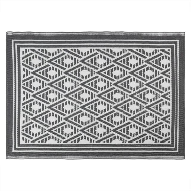 Rackhams The Gardener Reversible Geo Pattern Outdoor Garden Rug 150x210cm - image 1
