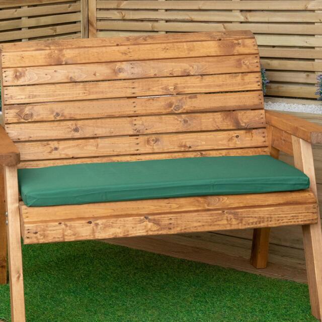 Rackhams 99 x 41cm Cushion Base for 2 Seater Wooden Garden Bench in Green - image 1
