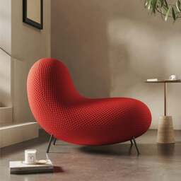 Rackhams Cruz Easy Chair, Lounge Chair, Red - Red - thumbnail 2