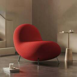 Rackhams Cruz Easy Chair, Lounge Chair, Red - Red - thumbnail 3