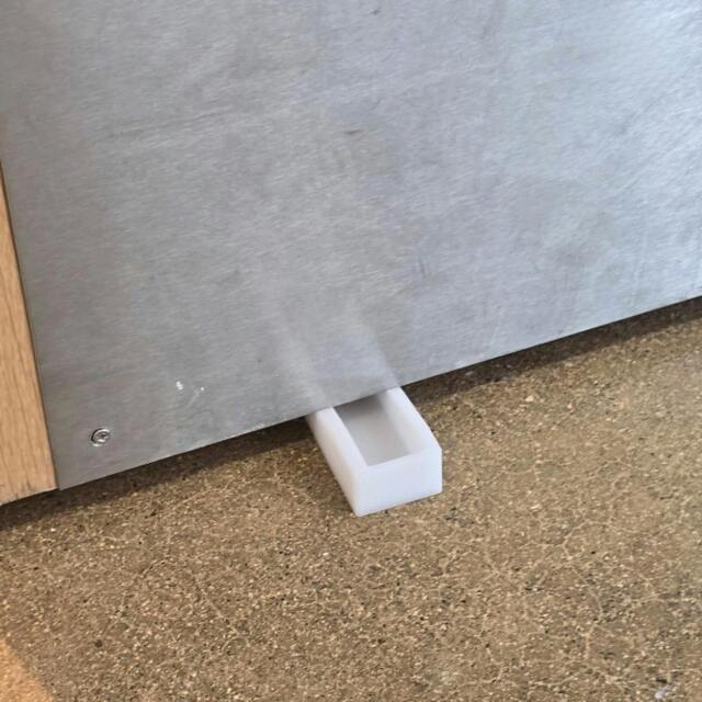 Rackhams Bifacial Wedge Doorstop - White - image 1
