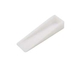 Rackhams Bifacial Wedge Doorstop - White - thumbnail 2