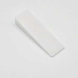 Rackhams Bifacial Wedge Doorstop - White - thumbnail 5