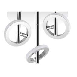 Rackhams Holdon 3 Ring Integrated LED Ceiling Spotlight - Chrome - thumbnail 5