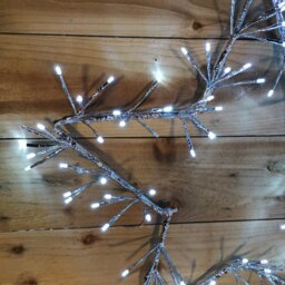 Rackhams 60cm Silver Christmas Star 150 Ice White LED Indoor/Outdoor Christmas Decorations - thumbnail 6
