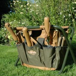 Rackhams Garden Tool Stool - Polyester/Steel - H30.5 x W40.4 x D30.8cm, 1.32kg - thumbnail 2