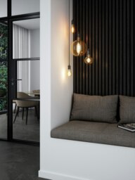 Rackhams Smart E27 - G95 Deco - 2200 Kelvin - 380 Lumen - Light Bulb - Amber - Gold - Glass - 1 - thumbnail 4