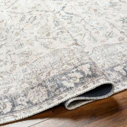 Rackhams Amelie-Washable Grey Pink Traditional Vintage Boho Rug - 160 x 220 cm - thumbnail 4
