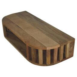 Rackhams Solid Wood Ariella Floating Console Table - thumbnail 5