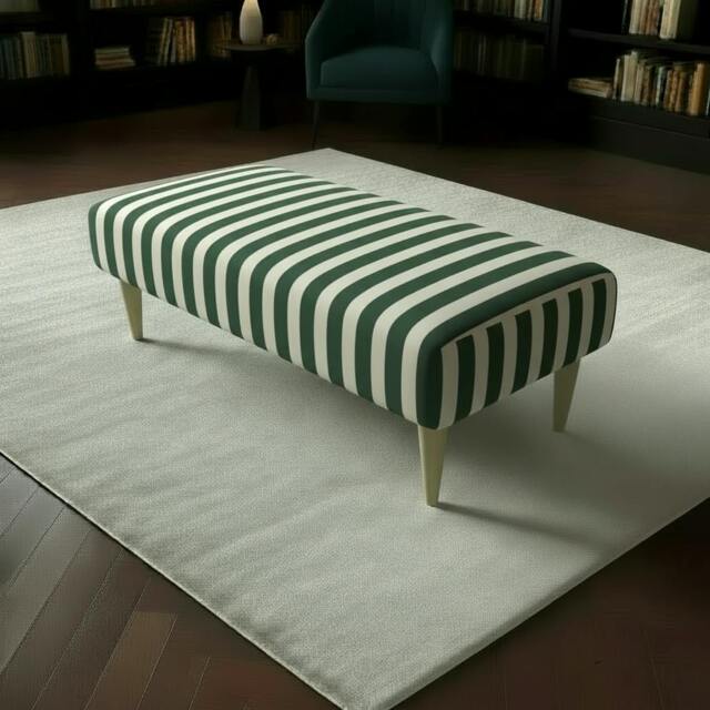 Rackhams Long Cushioned Bedroom Seat – Seamless Upholstered Bench for Stylish UK Interiors - 24 x 24 Inches (61 x 61cm) - image 1