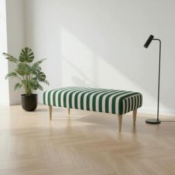 Rackhams Long Cushioned Bedroom Seat – Seamless Upholstered Bench for Stylish UK Interiors - 24 x 24 Inches (61 x 61cm) - thumbnail 3