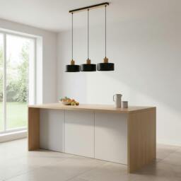 Rackhams TORIN Pendant lamp  3 x E27 Black - thumbnail 6
