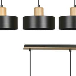 Rackhams TORIN Pendant lamp  3 x E27 Black - thumbnail 3