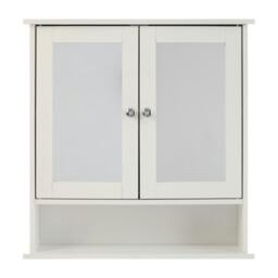 Rackhams Portland Bathroom Cabinet With Mirrored Doors - thumbnail 1