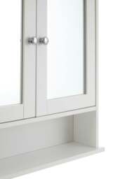 Rackhams Portland Bathroom Cabinet With Mirrored Doors - thumbnail 4