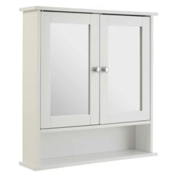Rackhams Portland Bathroom Cabinet With Mirrored Doors - thumbnail 6