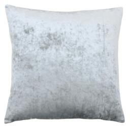 Rackhams Verona Square Cushion Cover - Silver - 55x55cm - Silver - 100% Polyester