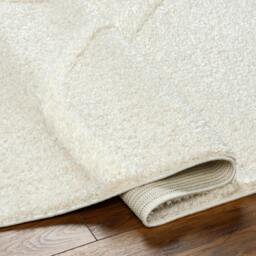 Rackhams Rodos-Modern Beige White Soft Plush Pile Rug - 120 x 170 cm - thumbnail 4