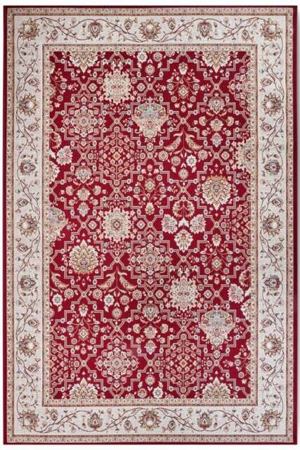 Rackhams Indoor & Outdoor Rug Pierre Red Cream - 200X285 cm - image 1
