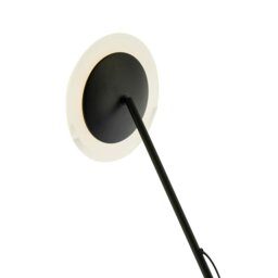 Rackhams LED Black Switched Uplighter Floor Lamp with Frosted White Polycarbonate Shade - thumbnail 3