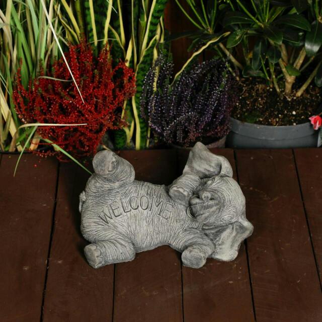 Rackhams Amusing Welcome Elephant Garden Statue - image 1