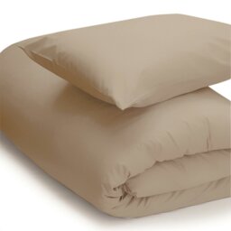 Rackhams Easycare Percale Duvet Cover - Walnut Whip - Superking - Walnut Whip - 50% Cotton/50% Polyester - thumbnail 2