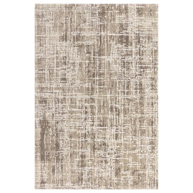 Rackhams Kuza Abstract Beige Rug - 200x290cm - image 1