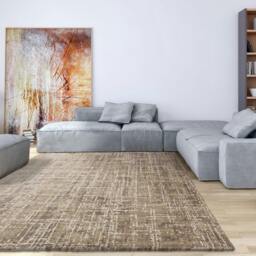 Rackhams Kuza Abstract Beige Rug - 200x290cm - thumbnail 2