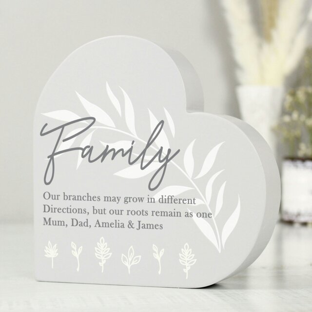 Rackhams Personalised Wooden Heart Ornament - image 1