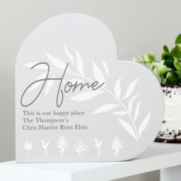 Rackhams Personalised Wooden Heart Ornament - thumbnail 2