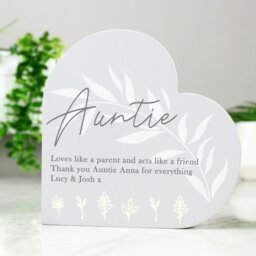 Rackhams Personalised Wooden Heart Ornament - thumbnail 4