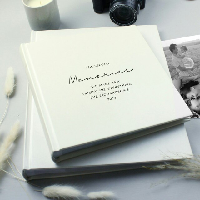 Rackhams Personalised Free Text Square Photo Album - image 1