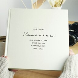 Rackhams Personalised Free Text Square Photo Album - thumbnail 4