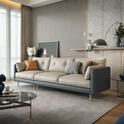 Rackhams Noel L311 Two Seater Sofa, Armchair, Leathaire - Others ( Contact Us ) - Ottoman ( Can't be sold separately. ) - thumbnail 1