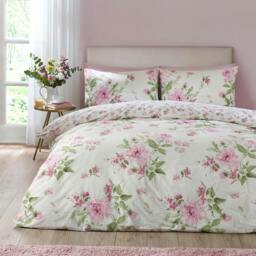 Rackhams Avebury Floral Cream Duvet Cover Set - Double - thumbnail 2