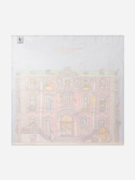 Rackhams Baby Monceau Mansion Swaddle in Blue (100cm) - Blue - One size - thumbnail 2