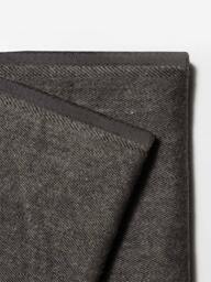 Rackhams Recycled Eco Twill Wool Blanket - Grey - Sediment - thumbnail 3